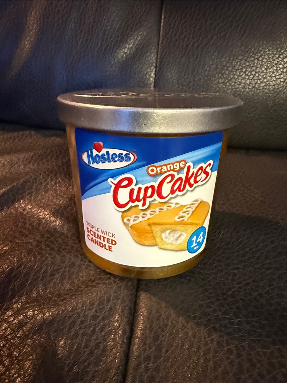 Orange CupCakes Scented Candle - Orange